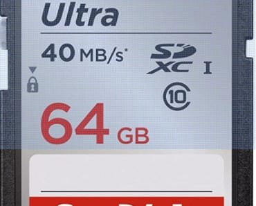 SanDisk Ultra 64 Go Carte mémoire SDHC 40 Mo/s Classe 10 à 34.90€ SanDisk Ultra 64 Go Carte mémoire SDHC 40 Mo/s Classe 10 à 34.90€