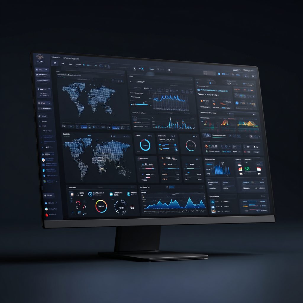 IA qui prédit les cyberattaques avant qu’elles n’arrivent, tableau de bord IA de cybersécurité.