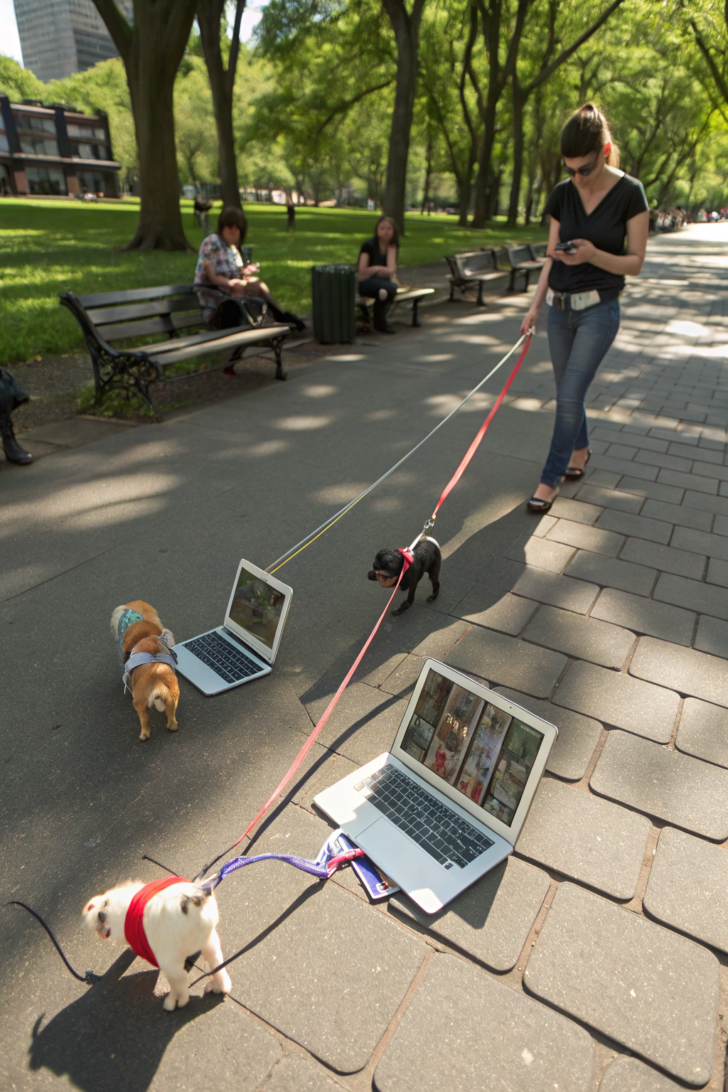 Tendance Plug Walk : promener ses appareils électriques comme des animaux
