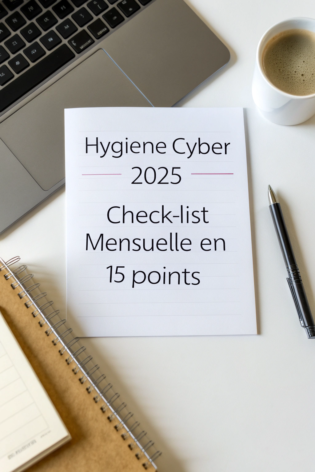 Hygiène cyber 2025 : check‑list mensuelle en 15 points