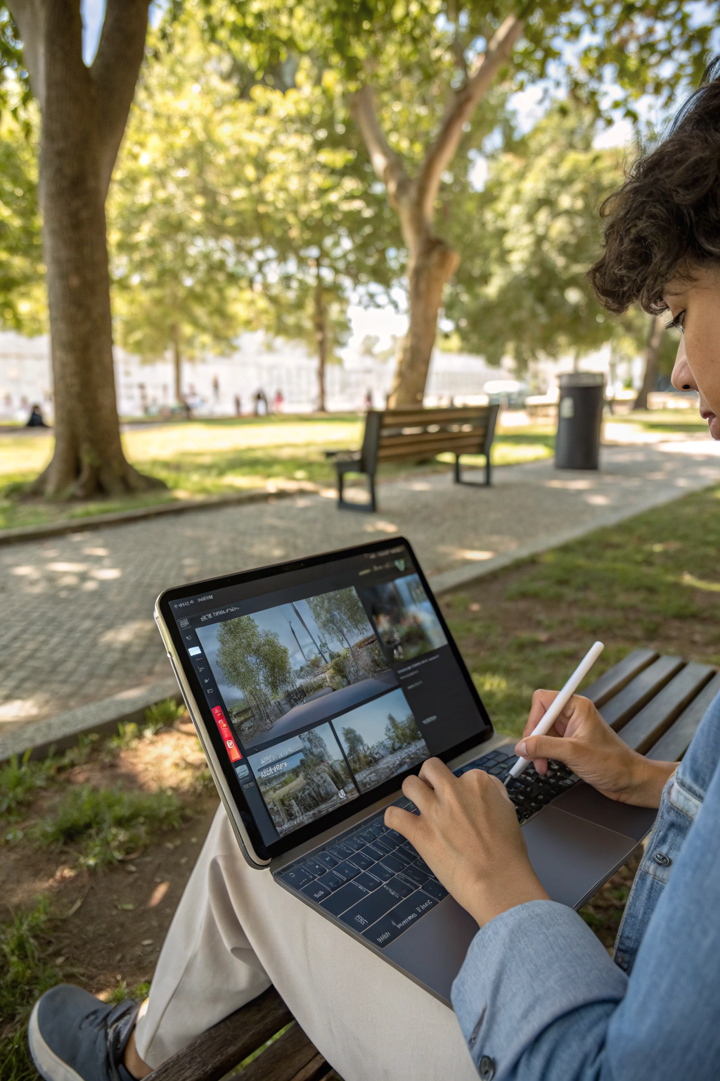 iPad Pro flux de travail créatif mobile