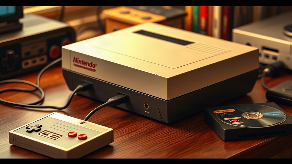 NESCD : un lecteur CD branché sur la NES pour lire les jeux